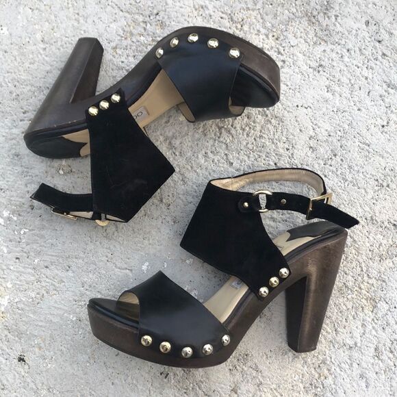 Jimmy Choo wood platforms - Picture 1 of 11